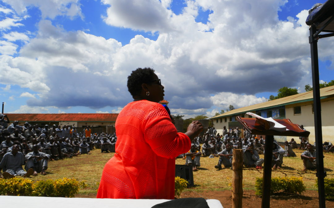 Imagine Kenya: Officers, Boys and Three Men on a Rock Pile